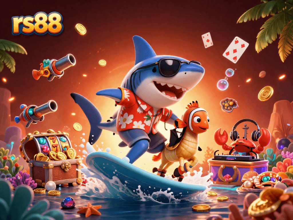 Experience the thrill of rs88 online casino gaming, featuring exciting characters and rich visual elements.