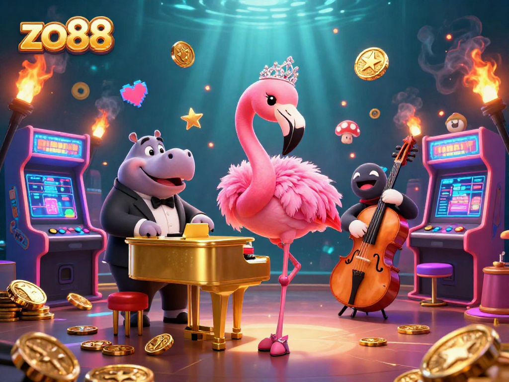Experience excitement at zo88 with lively casino characters and vibrant game elements.