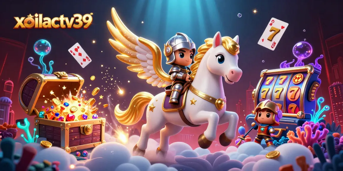 Experience excitement with xoilactv39 in a vibrant 3D casino adventure filled with treasures.