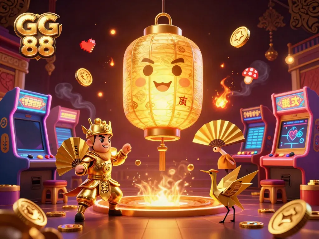 Experience the vibrant casino magic at GG 88 with lively game elements and dazzling visuals.