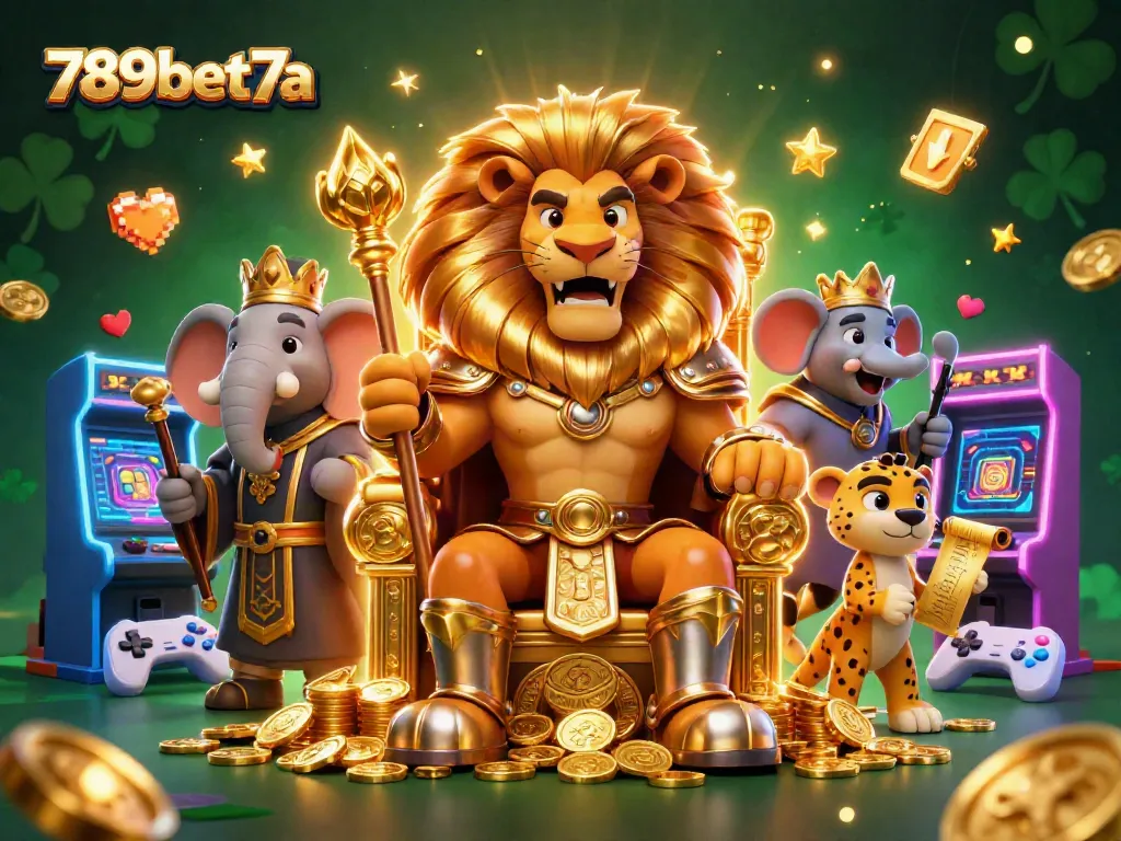 Engage with thrilling games at 789bet7a featuring a lion king and captivating 3D casino elements