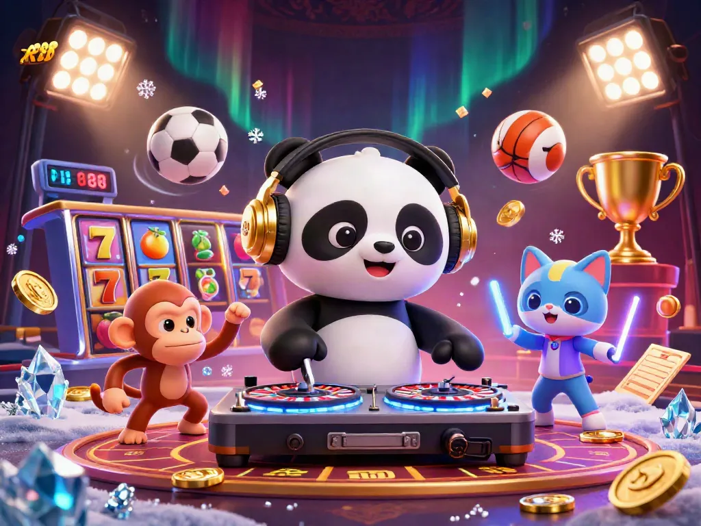 Experience the thrilling energy of red88 casino gaming with vibrant characters and dynamic elements.