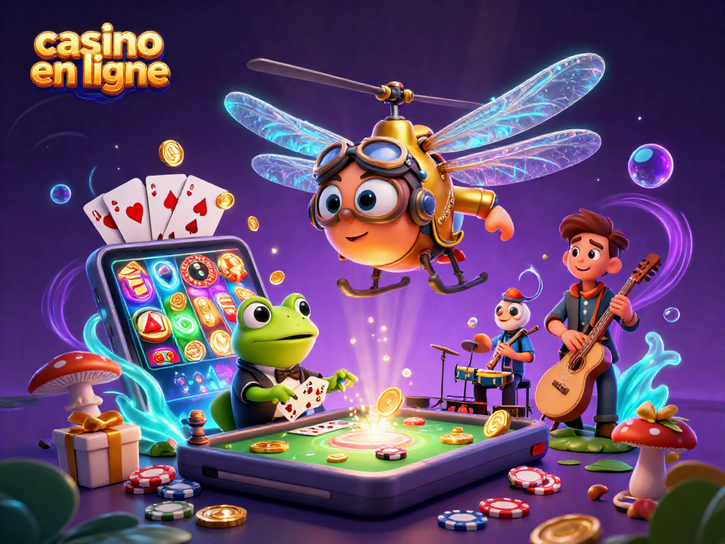 Le casino en ligne attire les joueurs avec des jackpots colorés et des croupiers animés dans une ambiance magique.